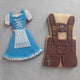  Oktoberfest biscuits in the shape of Lederhosen and dresses 