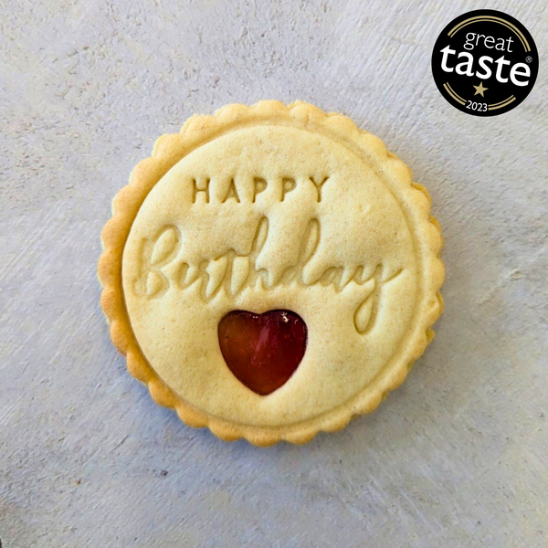 Individual Happy Birthday Biscuit - Say it with a cookie! 