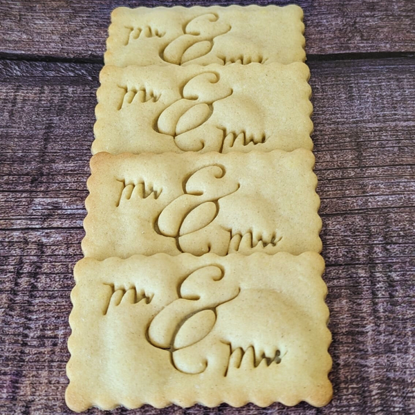 There are Wedding Butter Biscuits on the table