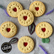 Int Women's Day Themed Jam Biscuits